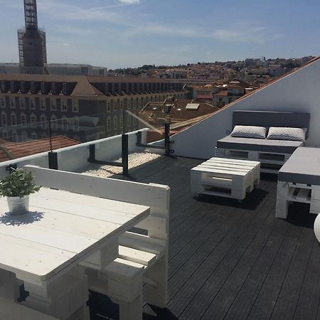 A Terrace On A Topfloor With A View Lisboa Exterior foto