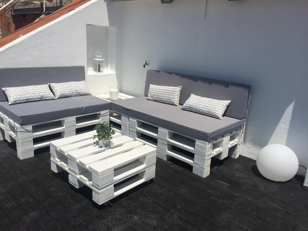 A Terrace On A Topfloor With A View Lisboa Exterior foto