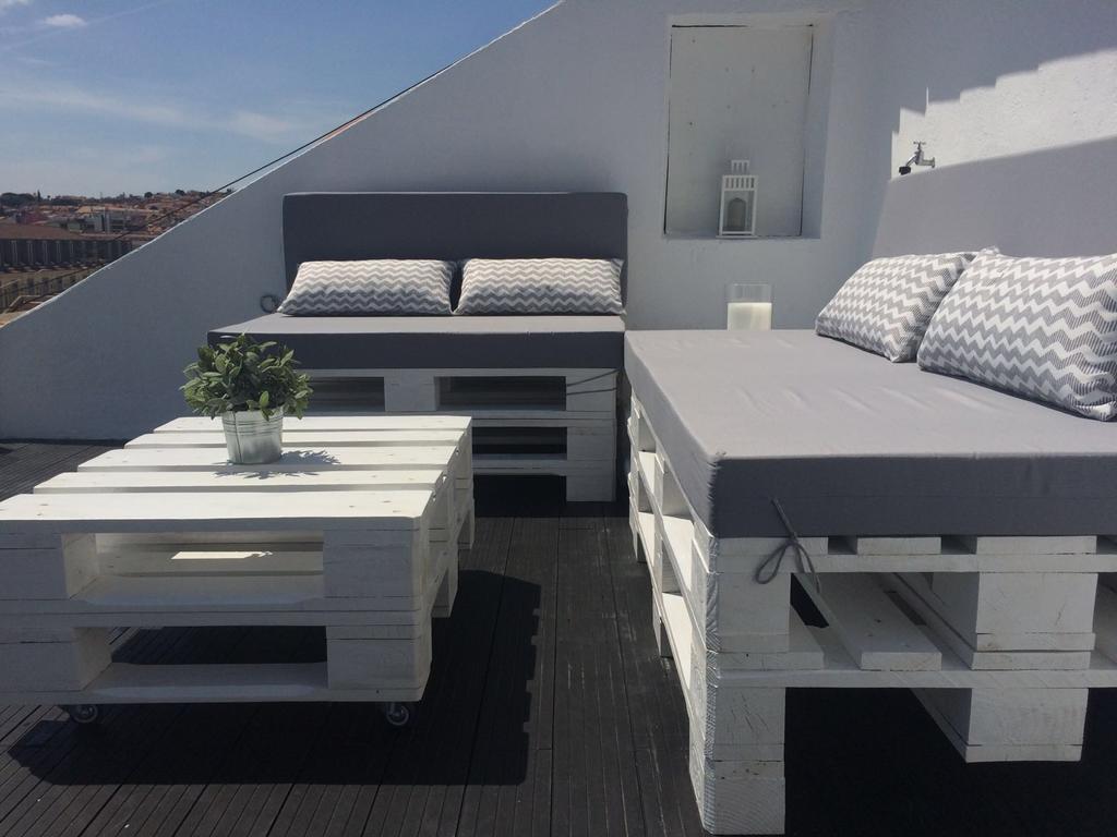 A Terrace On A Topfloor With A View Lisboa Exterior foto